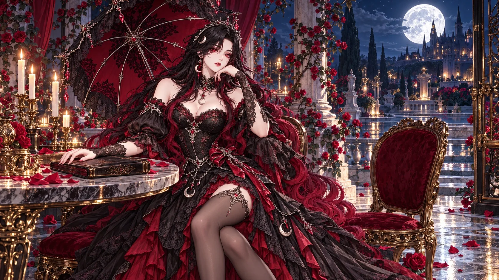 Lady Noctis — The Feast Is Over, promotional illustration