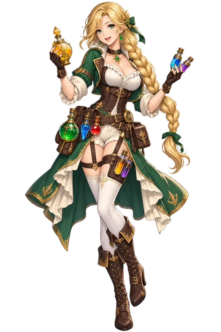 Poppy, original Classic character illustration