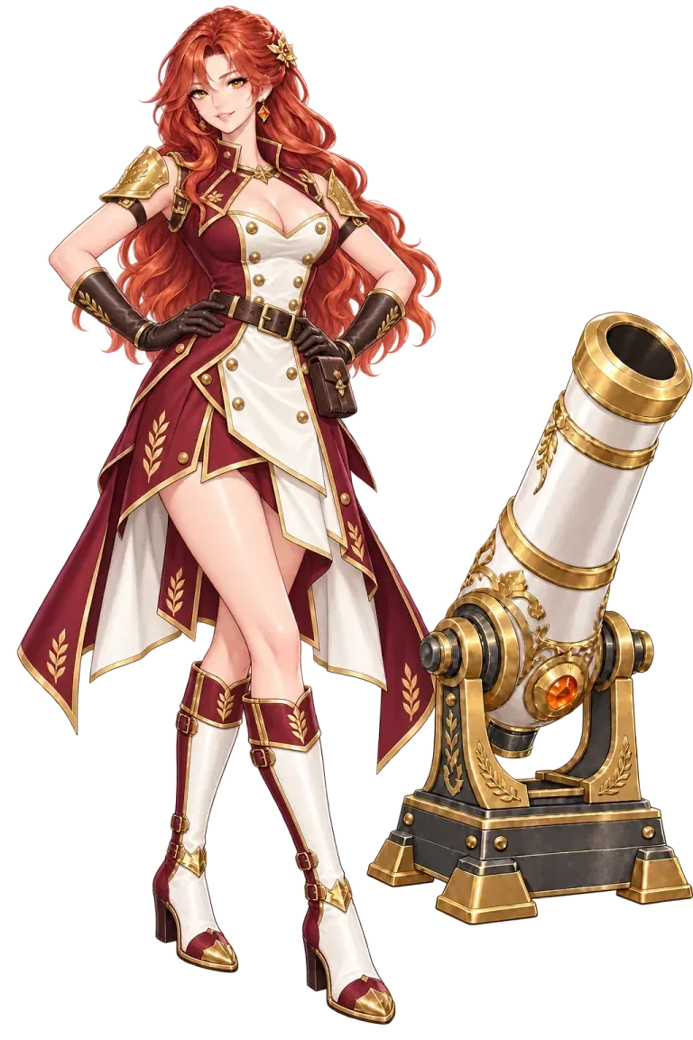 Runa, original Classic character illustration